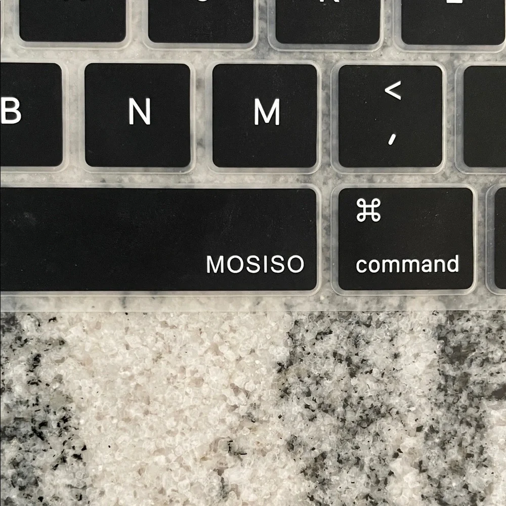 Pack of 2 Black &Blue Keyboard Cover Skin for MacBook Pro New